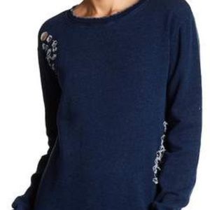 Drifter distressed destroyed sweatshirt XS